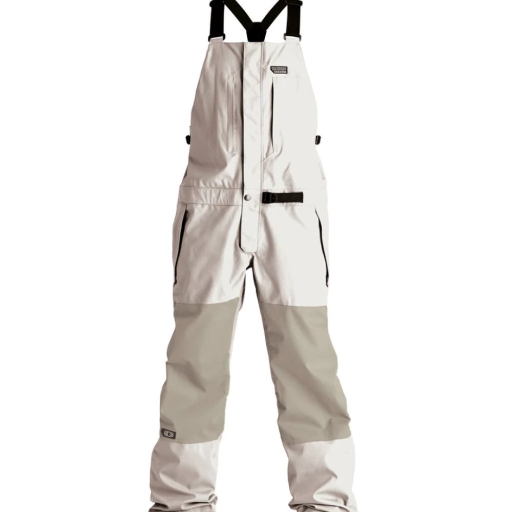 2022 AIRBLASTER STRETCH KRILL BIB SNOW PANT IN GOAT BONE - Mens L